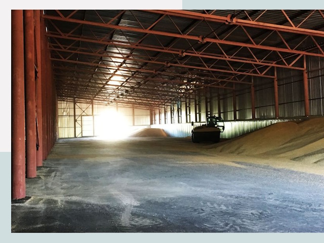 Строительство зернохранилищ в Егорьевске