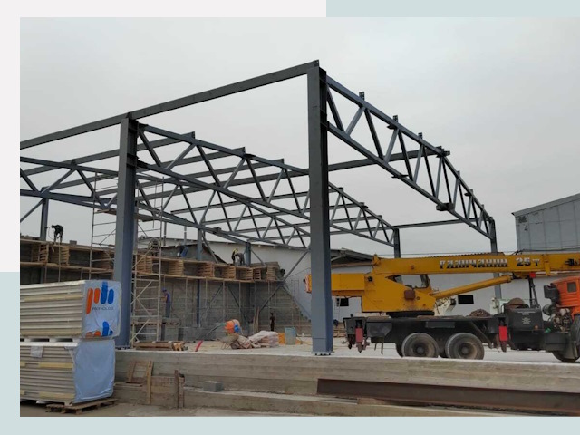 Строительство цехов в Егорьевске