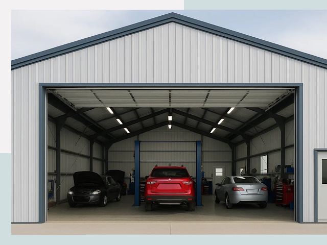 Ангары из сэндвич панелей от 608 руб. в Егорьевск