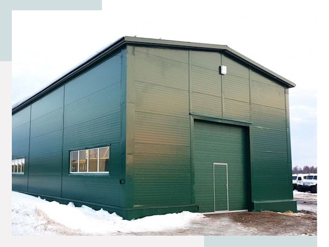 Двускатные ангары в Егорьевске