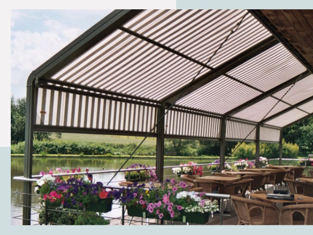 Элегантные навесы для кафе от 608 руб в Егорьевск