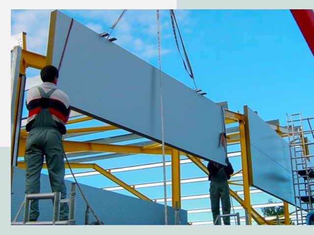 Монтаж сэндвич-панелей в Егорьевске от 608 руб.